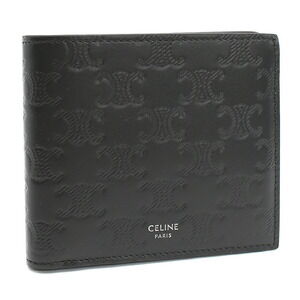 Celine Triomphe Bifold Wallet Leather